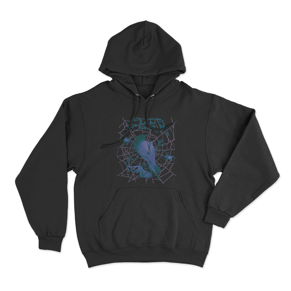 Bird Web Unisex Hoodie Black Bird Web Unisex Hoodie Black