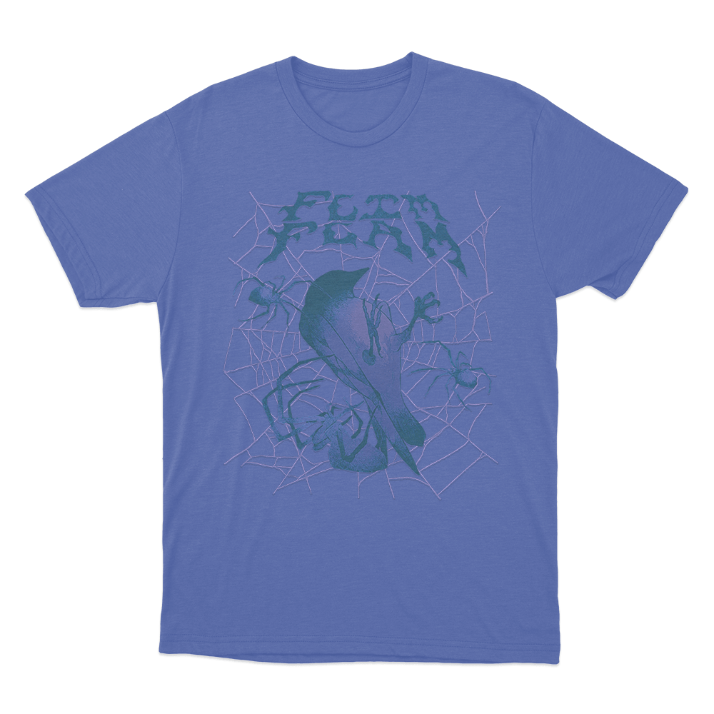 Bird Web Unisex T Shirt Blue Bird Web Unisex T Shirt Blue