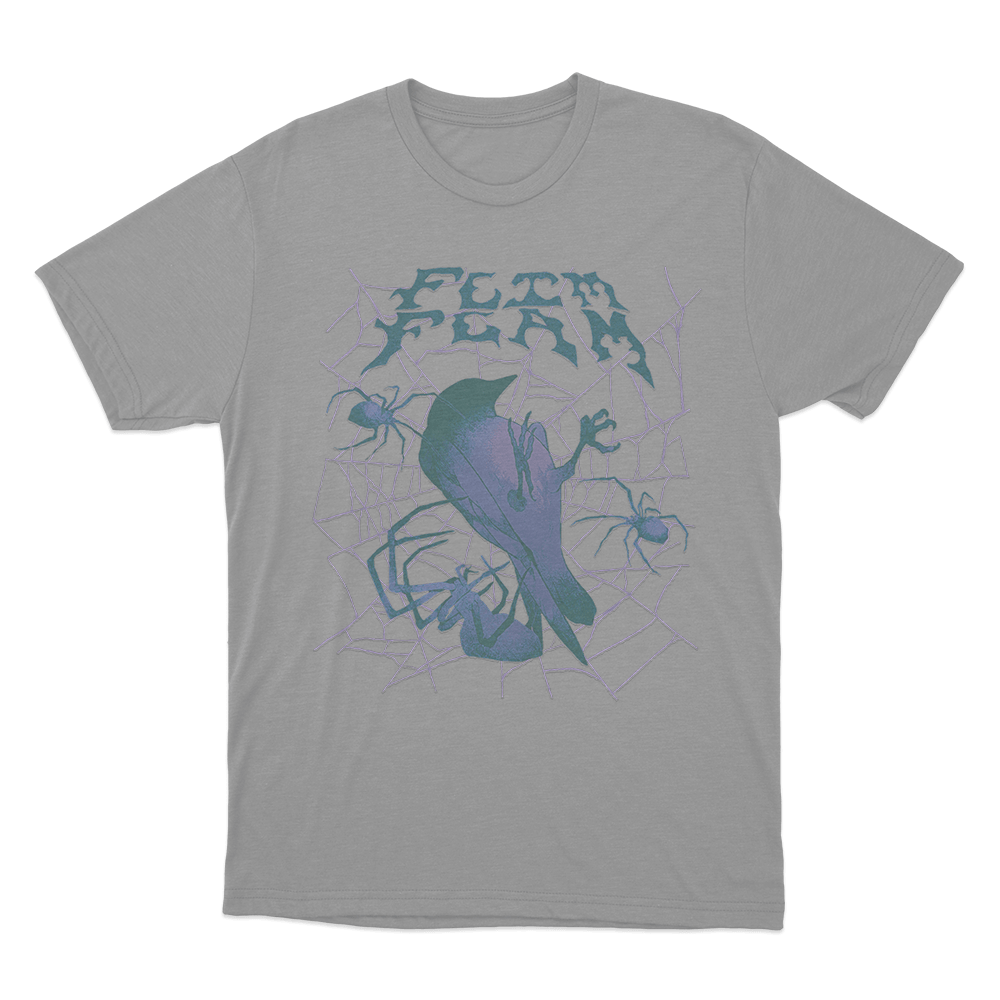 Bird Web Unisex T Shirt Grey Bird Web Unisex T Shirt Grey