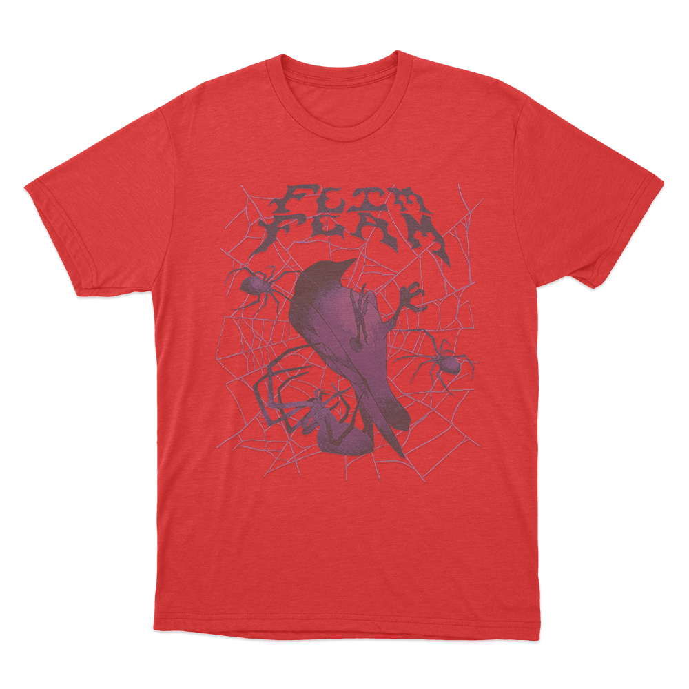 Bird Web Unisex T Shirt Red Bird Web Unisex T Shirt Red