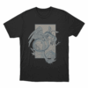 Flamingo Dragon Unisex T Shirt Black