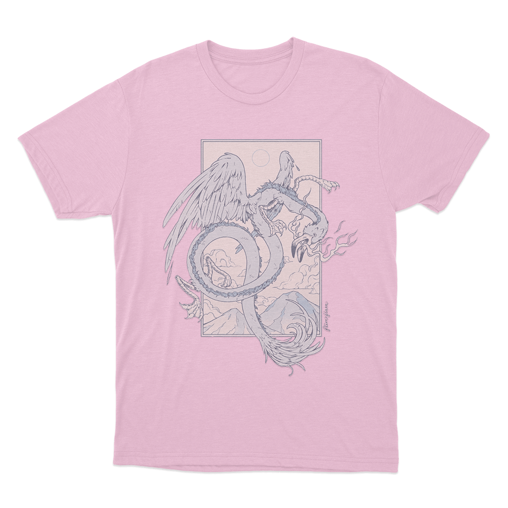 Flamingo Dragon Unisex T Shirt Pink Flamingo Dragon Unisex T Shirt Pink