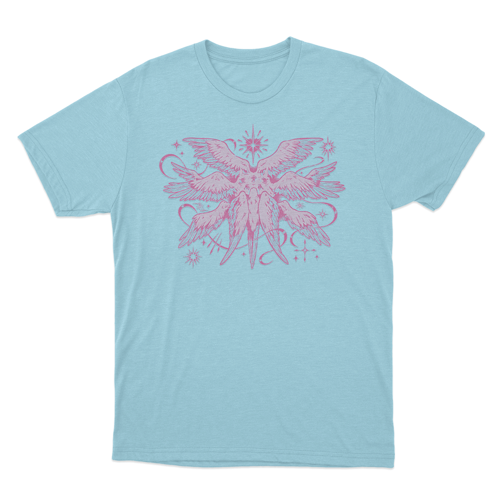 Flim Flam Angel Sort by Unisex T Shirt Sky Blue Flim Flam Angel Sort by Unisex T Shirt Sky Blue