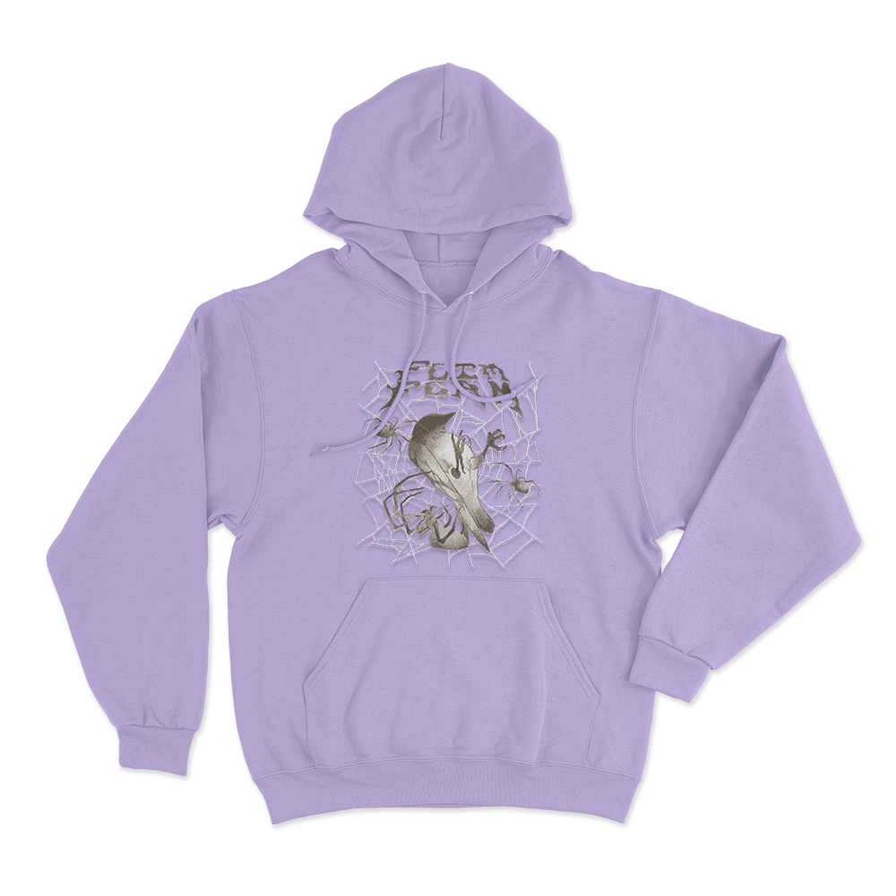 Flim Flam Bird Web Unisex Hoodie Purple Flim Flam Bird Web Unisex Hoodie Purple