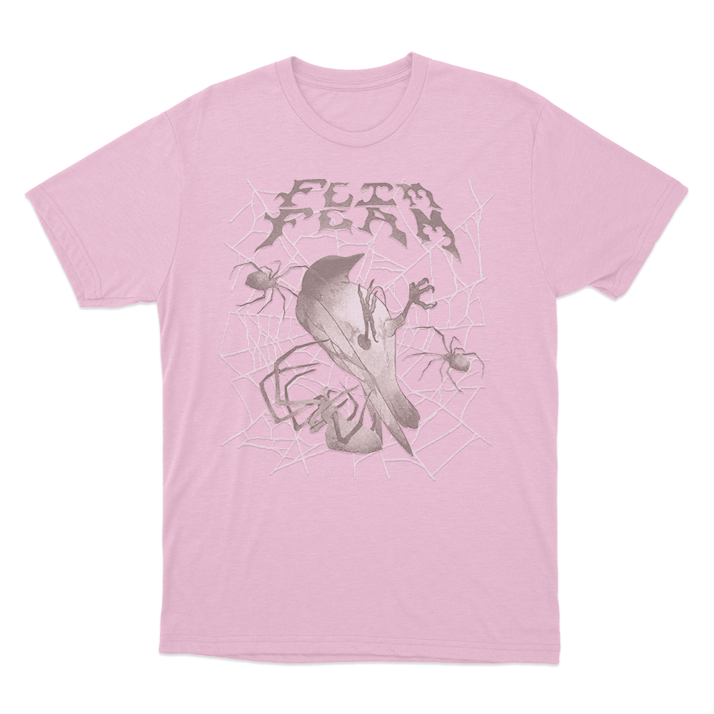 Flim Flam Bird Web Unisex T Shirt Pink Flim Flam Bird Web Unisex T Shirt Pink
