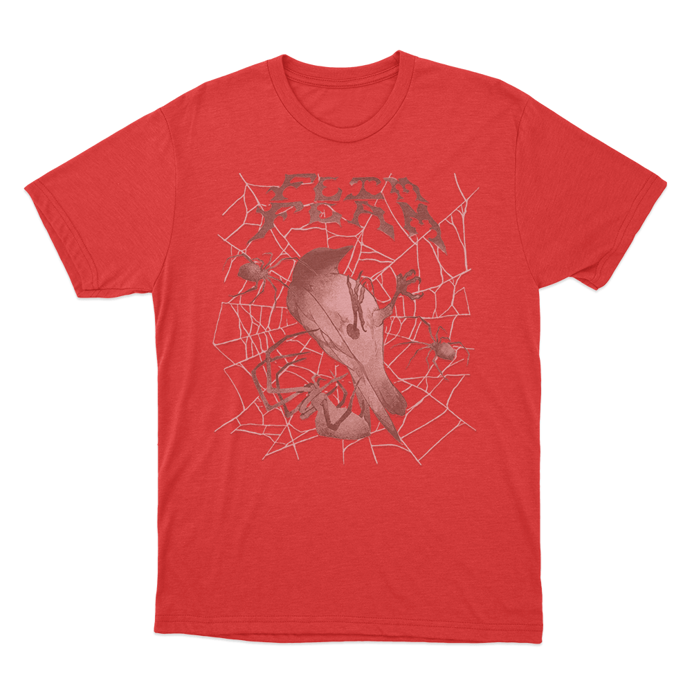 Flim Flam Bird Web Unisex T Shirt Red Flim Flam Bird Web Unisex T Shirt Red