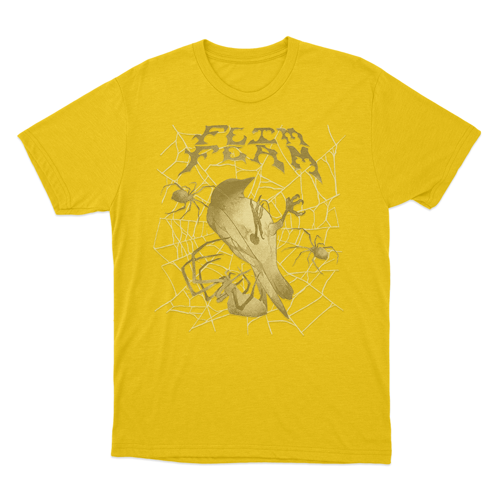 Flim Flam Bird Web Unisex T Shirt Yellow Flim Flam Bird Web Unisex T Shirt Yellow