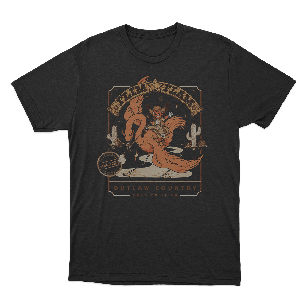 Outlaw Country Unisex T Shirt Black Outlaw Country Unisex T Shirt Black